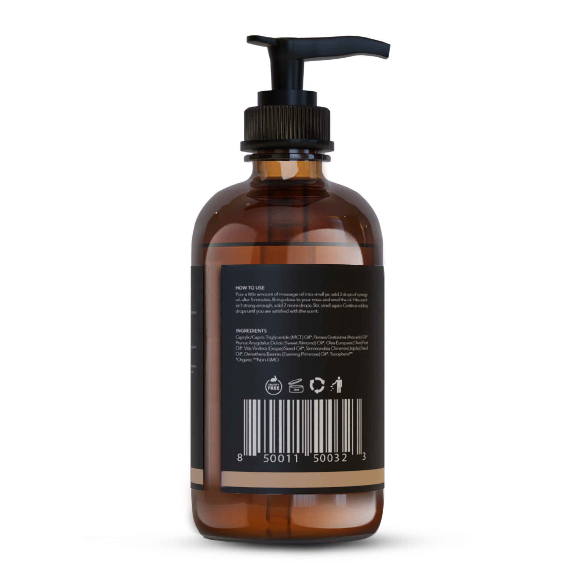 ऑर्गेनिक अनसेंटेड फेस और बॉडी ऑयल 240ml / 8.12fl.oz.