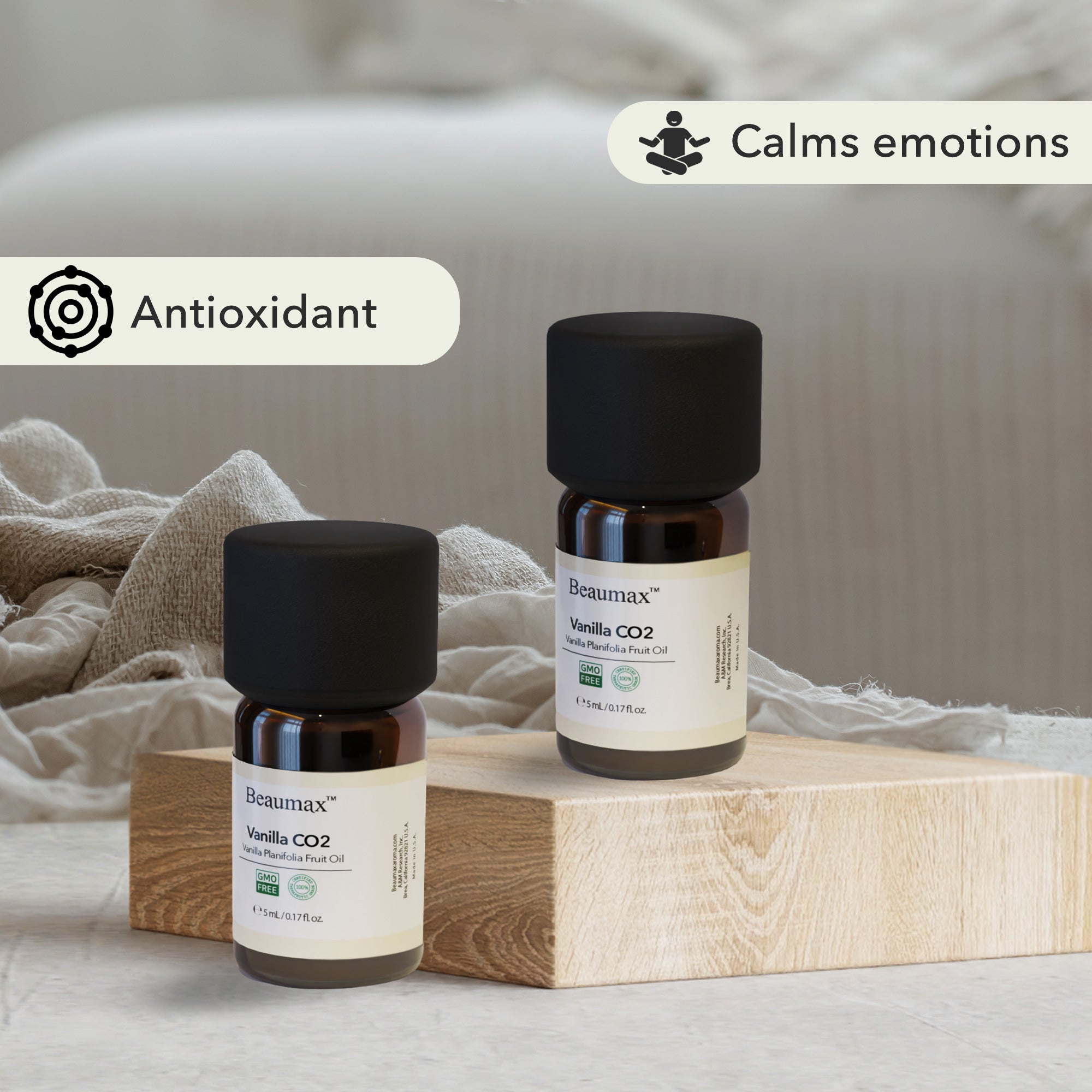 バニラ CO2 エキス (バニラ プラニフォリア果実油) 5ml