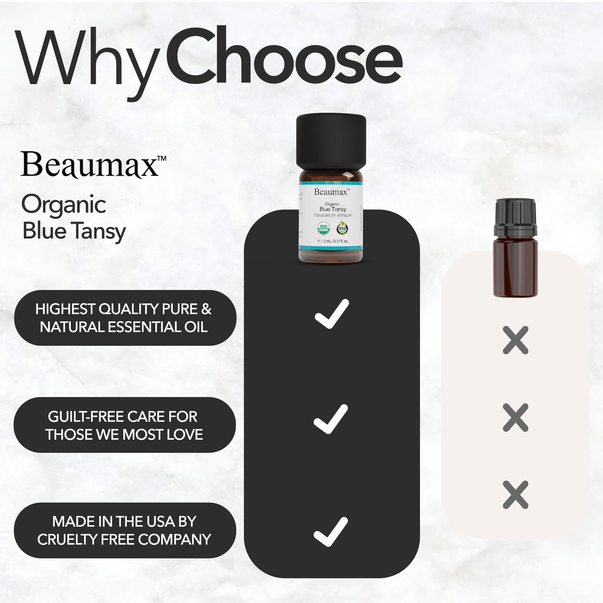 Blue Tansy - Organic Essential Oil (Tanacetum Annuum Linnaeus)