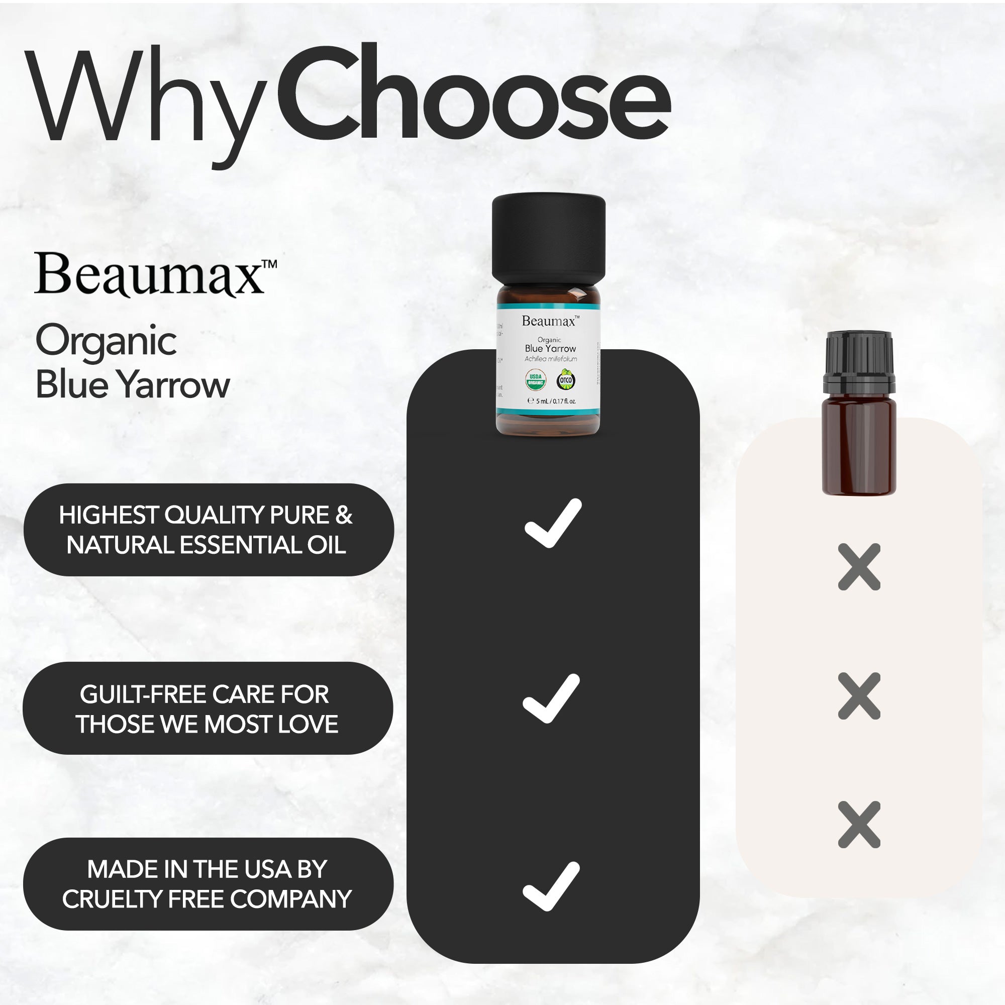 Blue Yarrow - Organic Essential Oil (Achillea Millefolium)