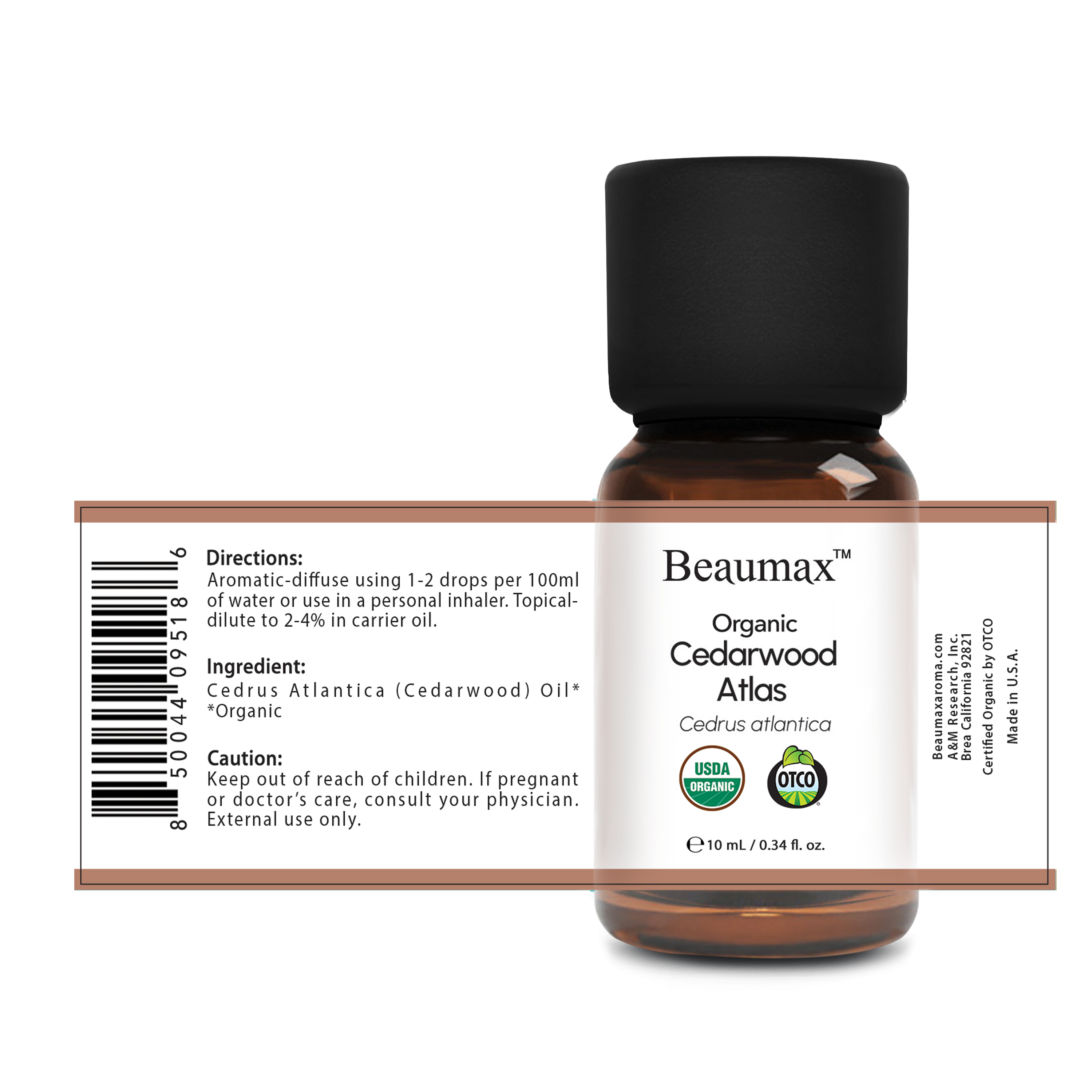 सीडरवुड एटलस ऑर्गेनिक एसेंशियल ऑयल (सेड्रस एटलांटिका वुड) 10 मि.ली