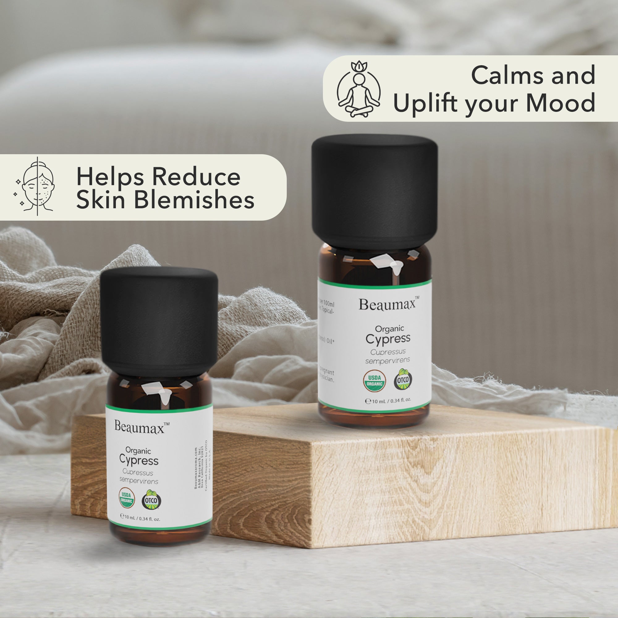 사이프러스 유기농 에센셜 오일(Cupressus Sempervirens) 10ml