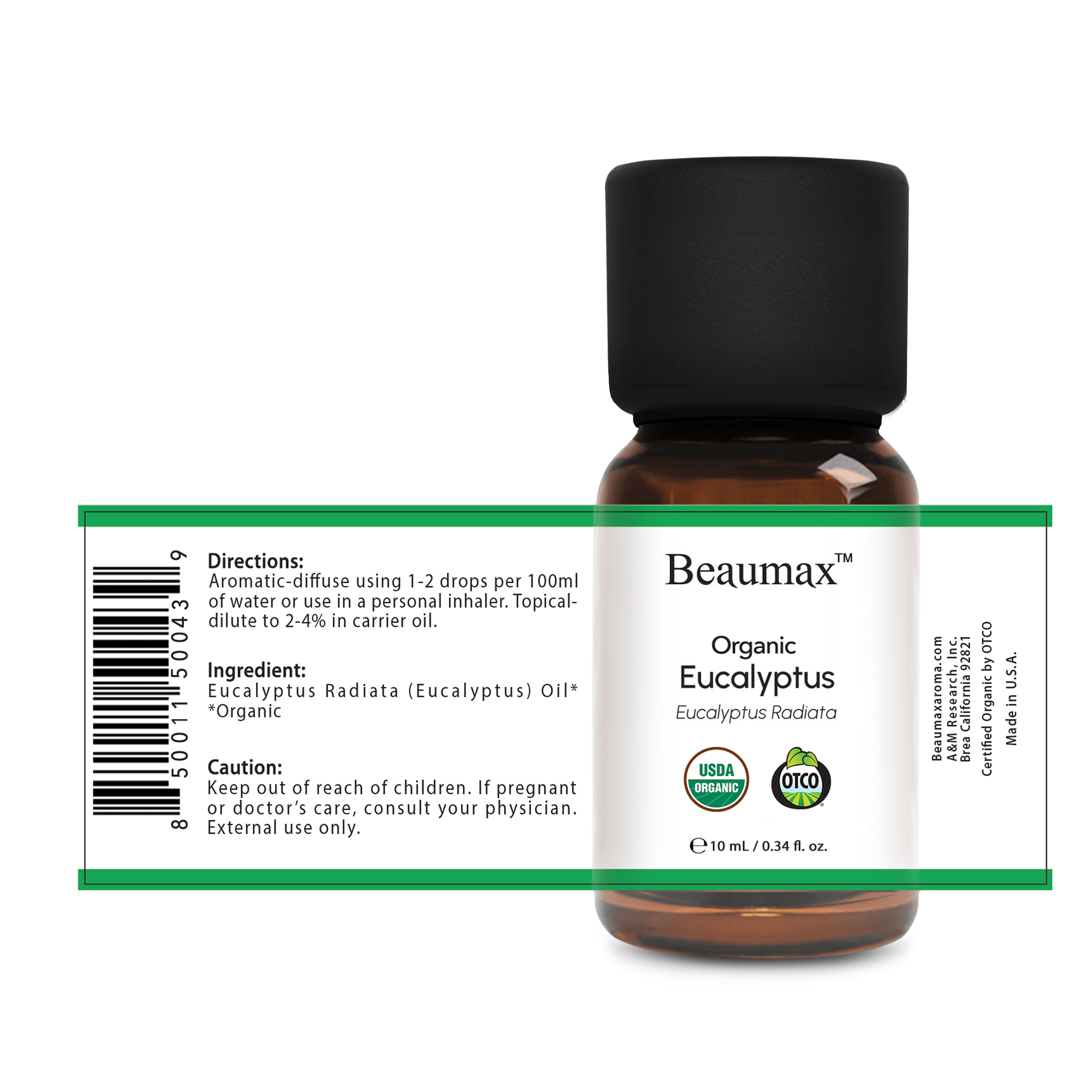 नीलगिरी कार्बनिक आवश्यक तेल (नीलगिरी रेडियोटा) 10 मि.ली