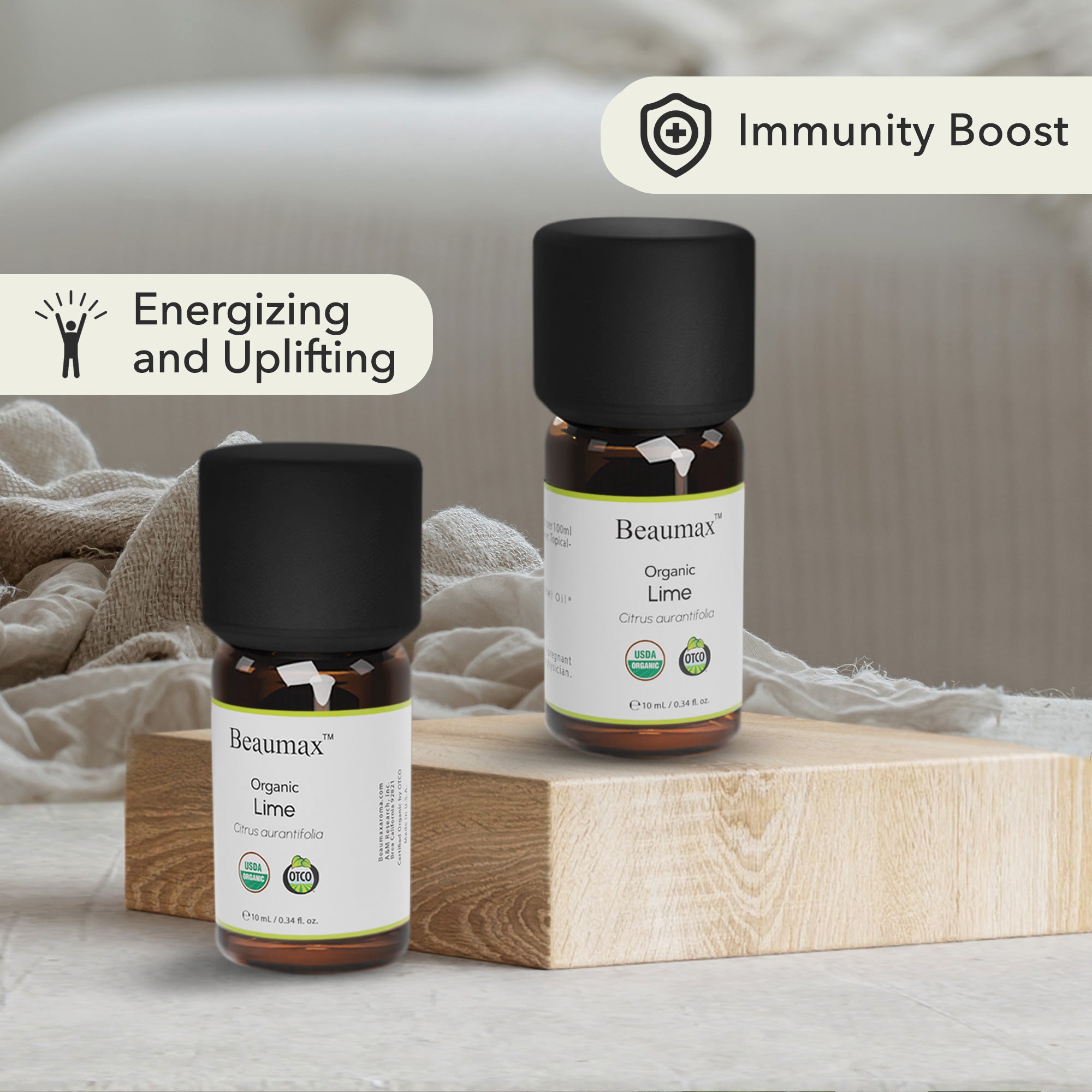 Tinh Dầu Chanh Hữu Cơ (Citrus Aurantifolia) 10ml
