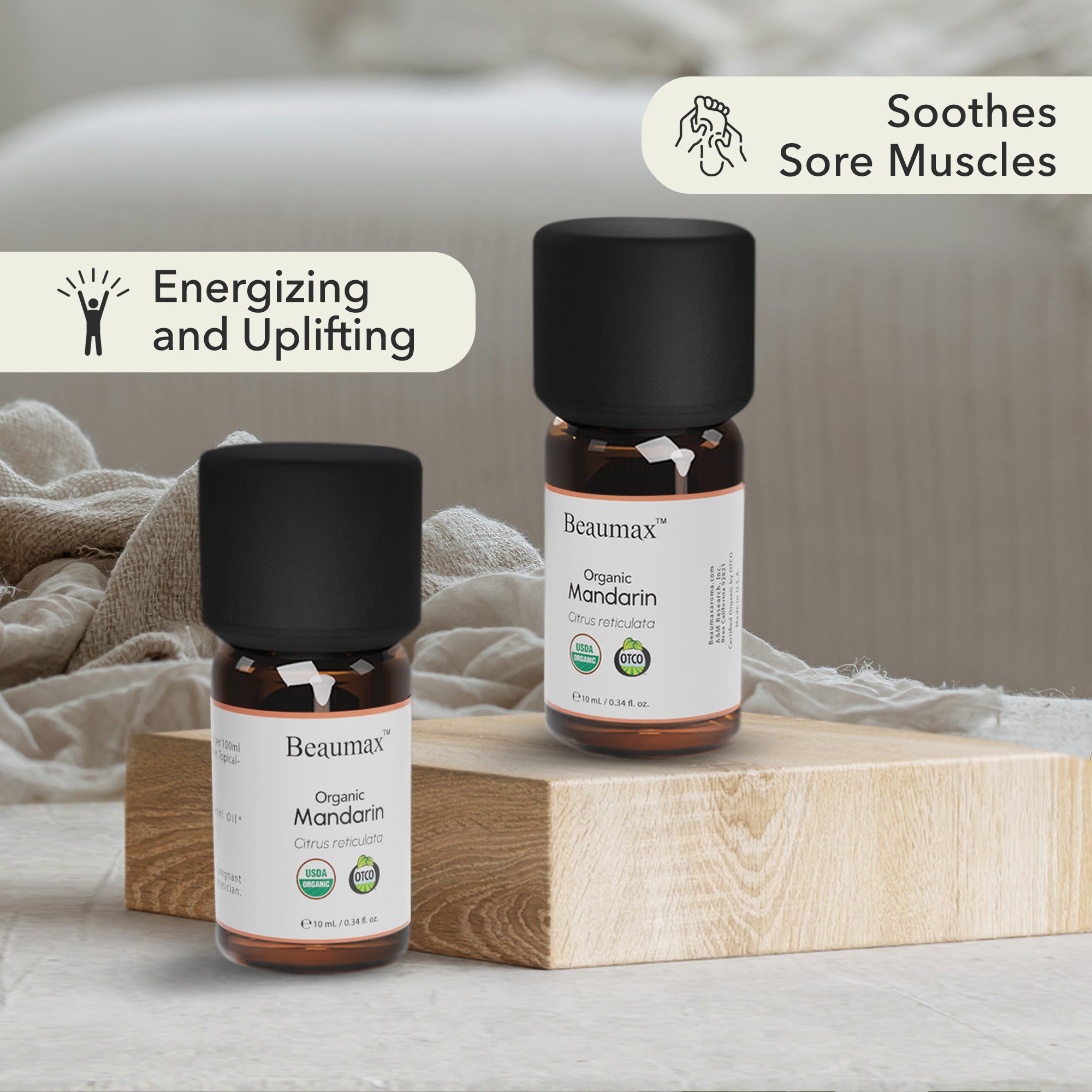 Aceite Esencial de Mandarina Orgánica (Citrus Reticulata) 10ml