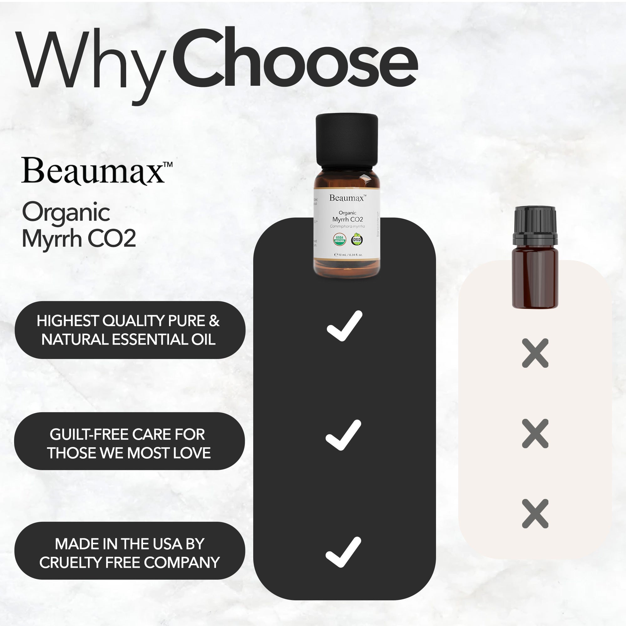 Huile Essentielle Bio Myrrhe CO2 (Commiphora Myrrha) 10 ml
