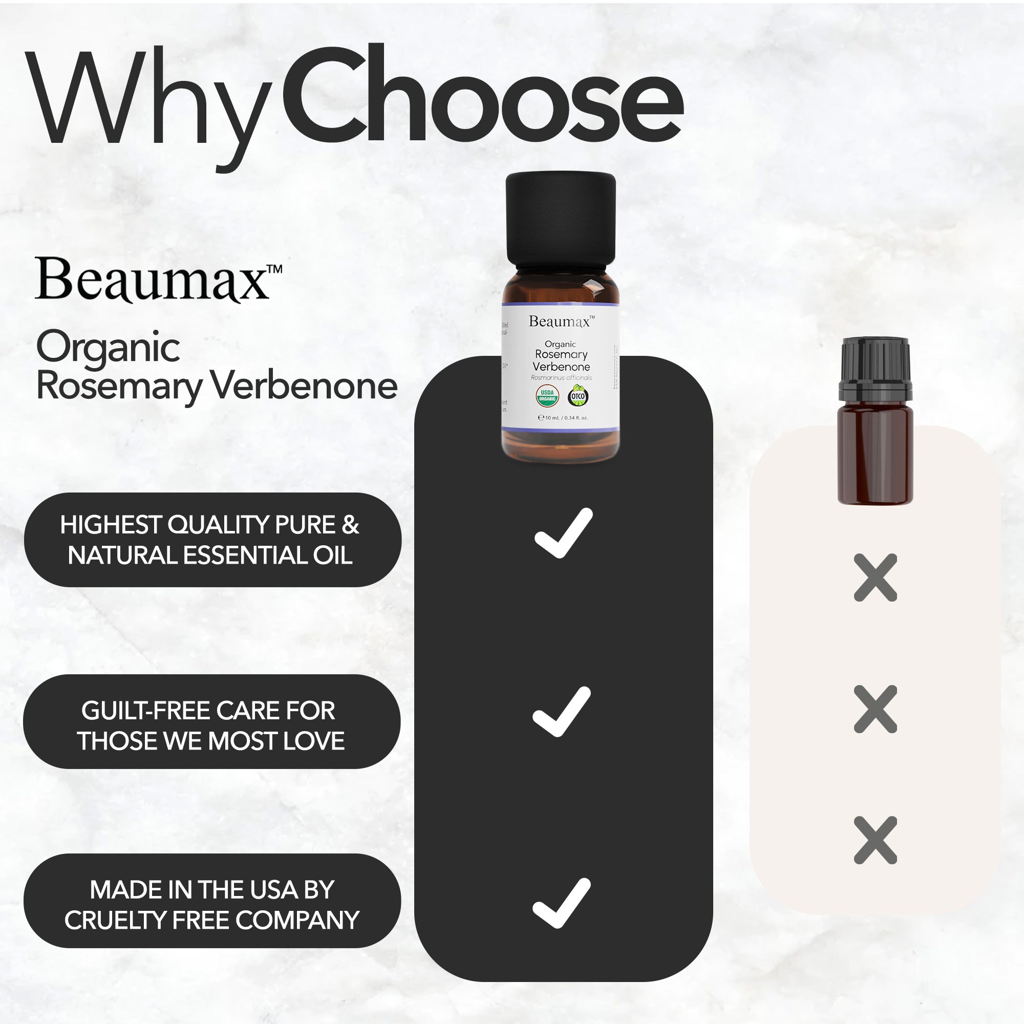 로즈마리 버베논 유기농 에센셜 오일(Rosmarinus Officinalis) 10ml