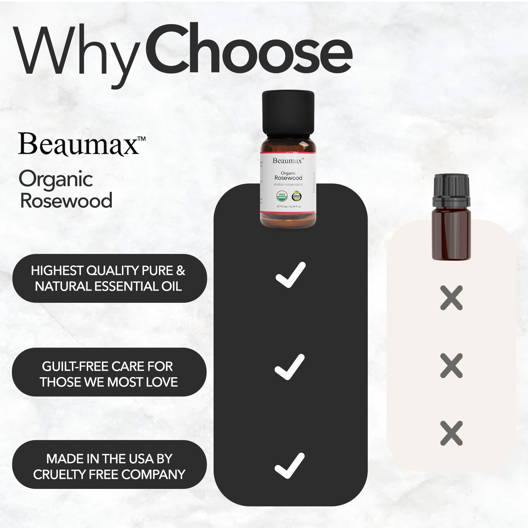 Rosewood - Organic Essential Oil (Aniba Rosaeodora)