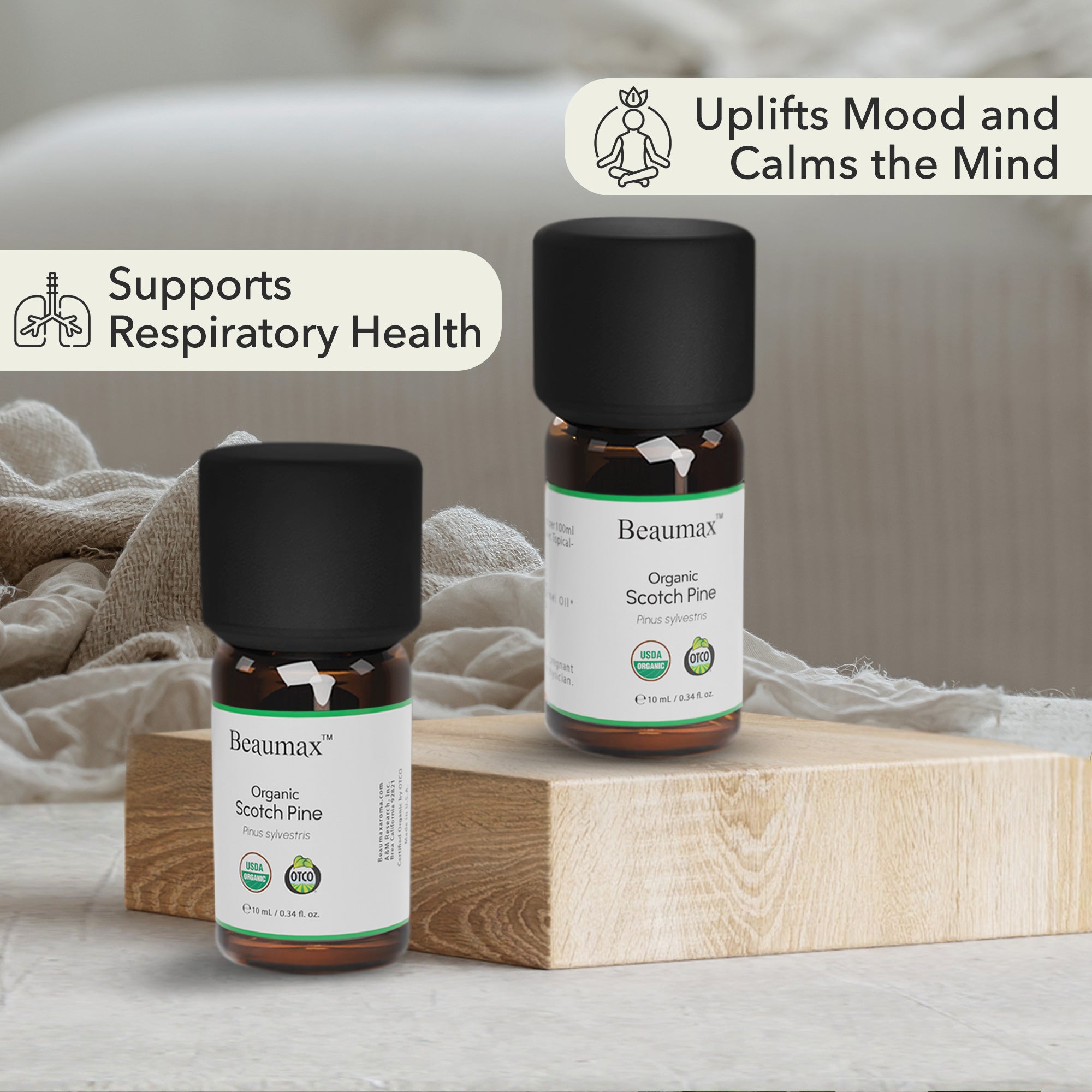 Huile essentielle biologique de Pin sylvestre (Pinus Sylvestris) 10 ml