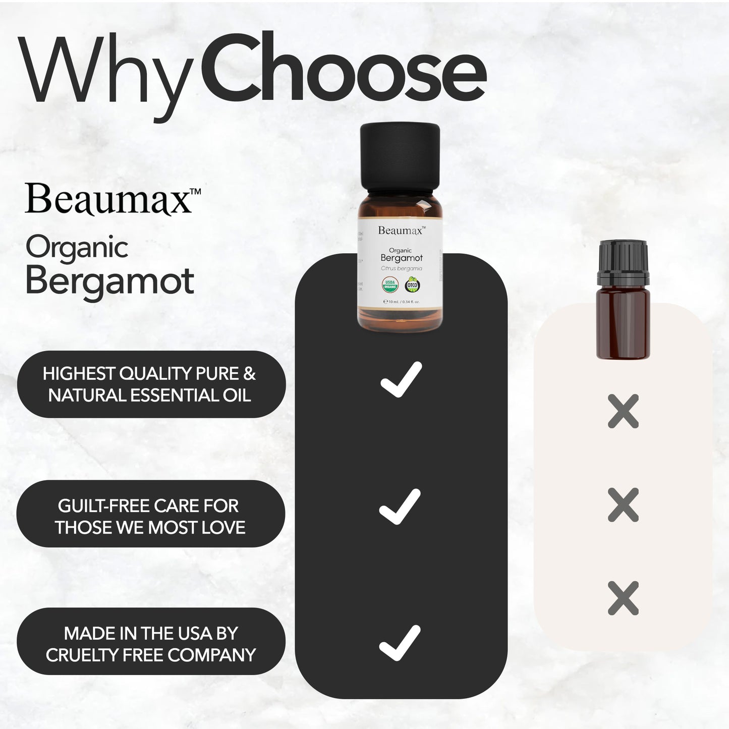 Bergamot Organic Essential Oil (Citrus Bergamia) 10ml