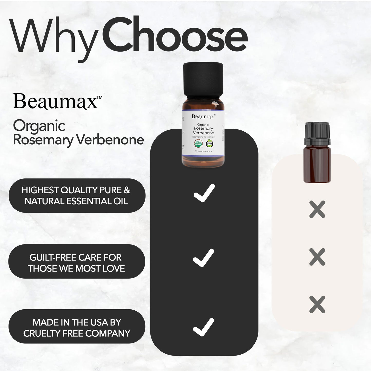 Huile Essentielle Bio Romarin Verbénone (Rosmarinus Officinalis) 10 ml